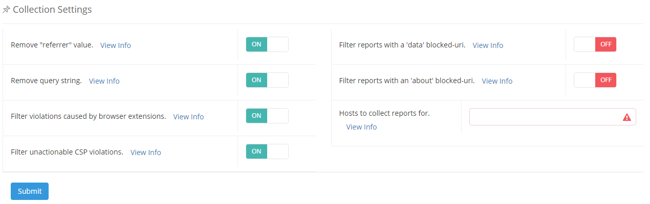 new filter options