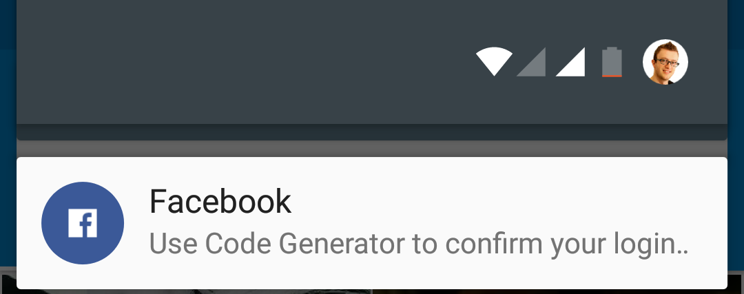 facebook notification