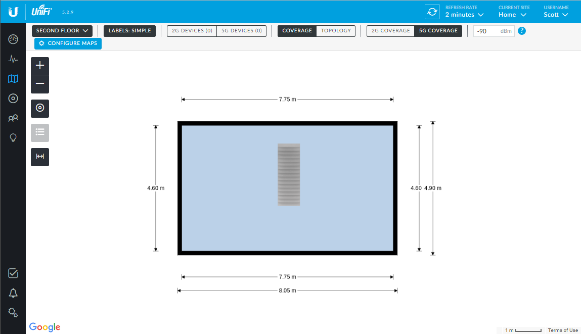 second floor plan