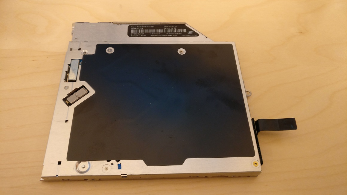 removed optical drive bottom