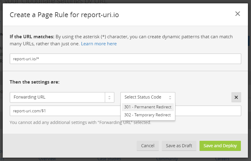 cf-page-rule