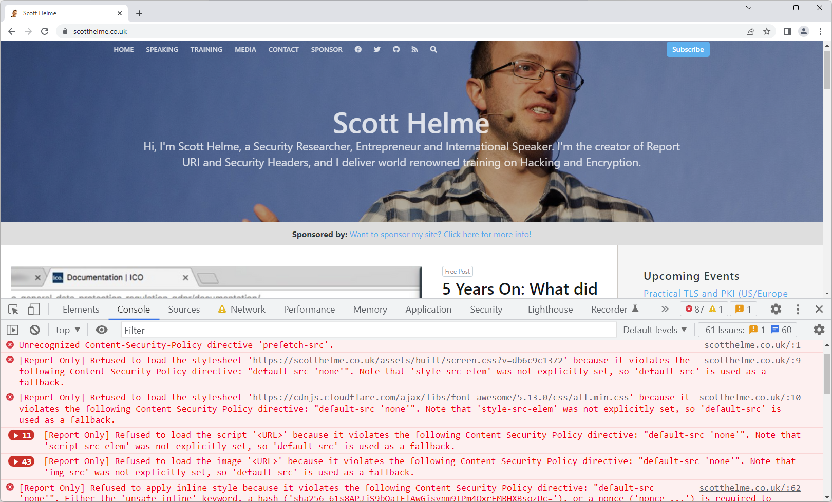 Overriding HTTP Response Headers in Chrome Dev Tools